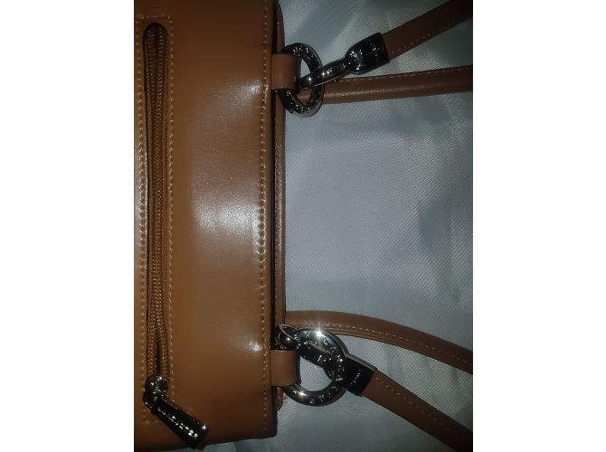 Autre Marque Borsa Lancaster in pelle beige - vista 20