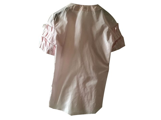 Chanel Camicia Rosa a Maniche Corte - vista 2