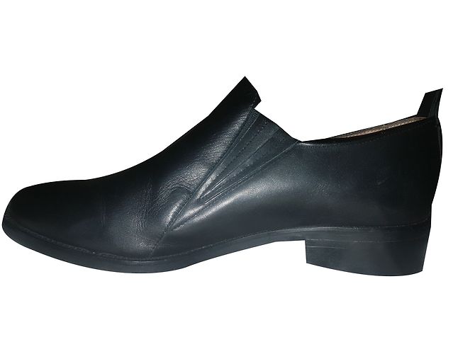 Whistles Slipper aus Leder Schwarz - Ansicht 2