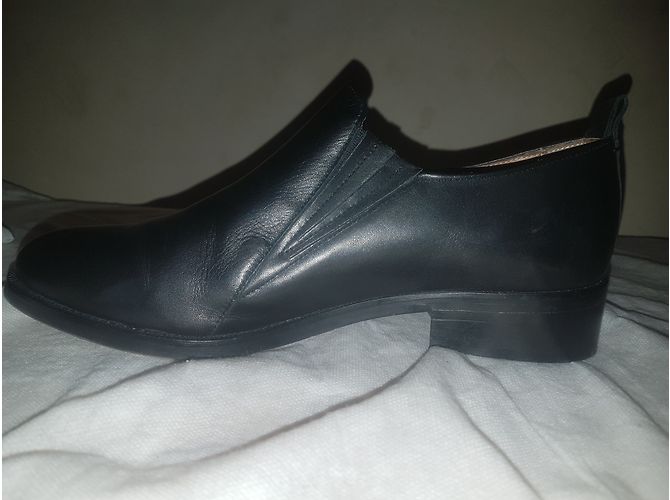 Whistles Slipper aus Leder Schwarz - Ansicht 4