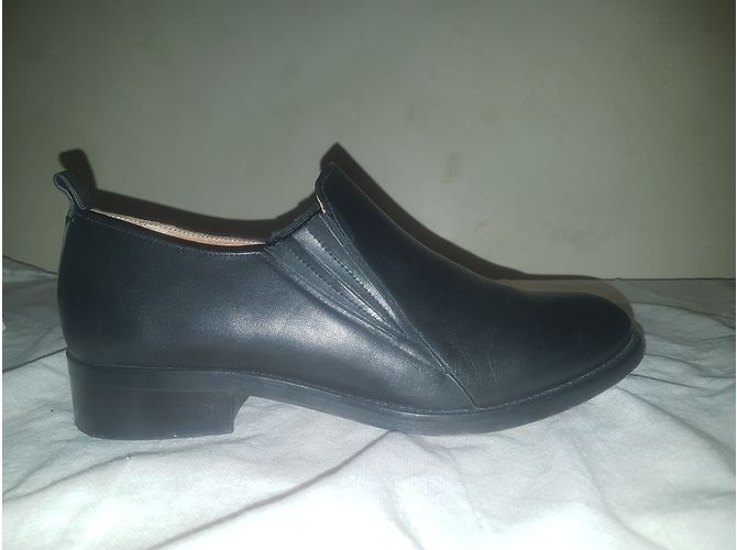 Whistles Slipper aus Leder Schwarz - Ansicht 6