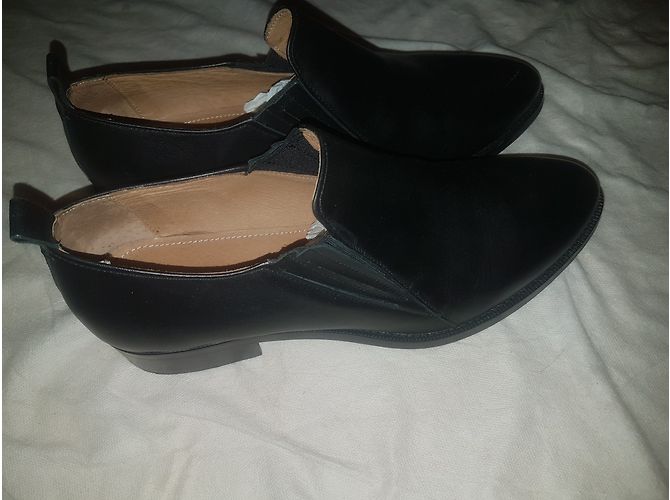 Whistles Slipper aus Leder Schwarz - Ansicht 9