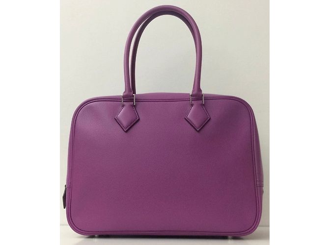 Hermès Bolsa de pluma Púrpura - vista 3