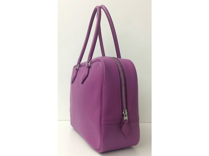 Hermès Bolsa de pluma Púrpura - vista 4