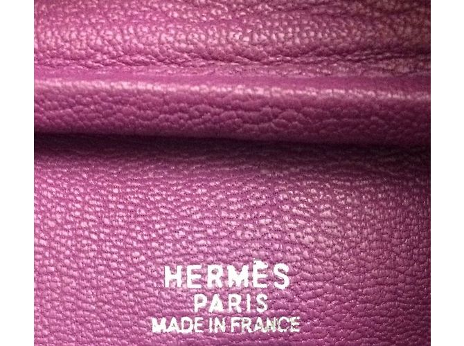Hermès Bolsa de pluma Púrpura - vista 9
