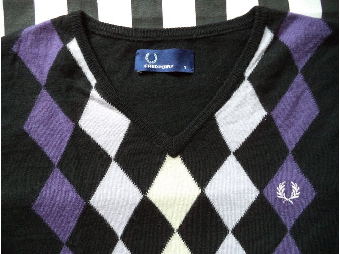 Fred Perry Sweaters Purple - view 5
