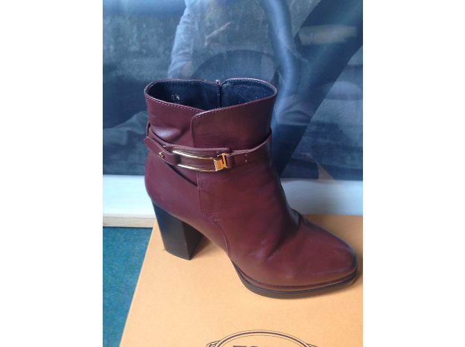 Tod's Bottines Bordeaux - vue 8