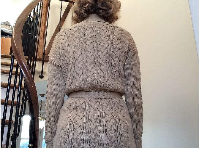 Petit Bateau Lange Strickjacke Caramel Baumwolle Karamell - Ansicht 10