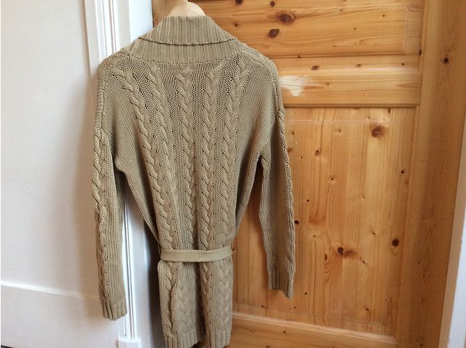 Petit Bateau Lange Strickjacke Caramel Baumwolle Karamell - Ansicht 4