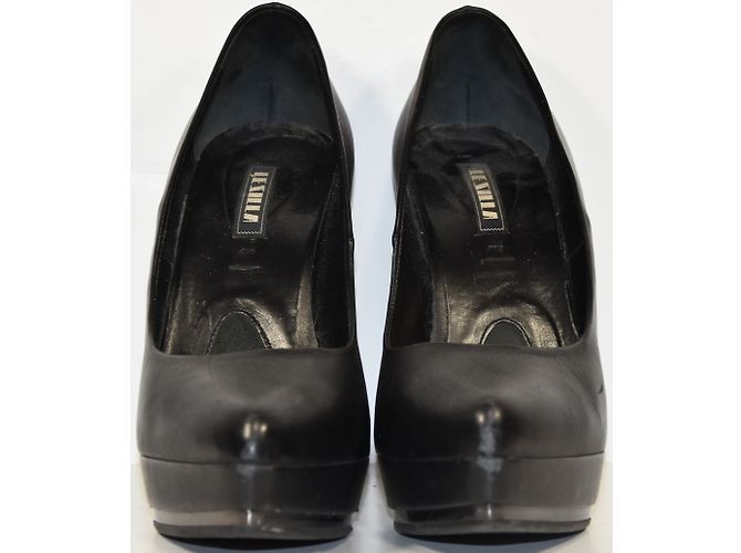 Autre Marque Lezilla Pumps Schwarz Leder Größe 37.5 - Ansicht 5