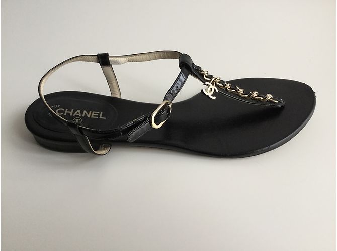 Chanel Sandalen Schwarz - Ansicht 3