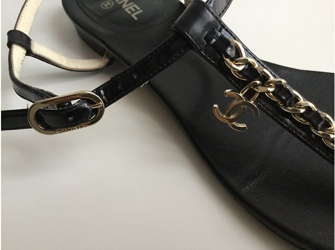 Chanel Sandalen Schwarz - Ansicht 5