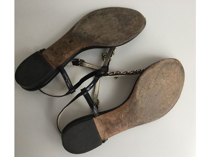 Chanel Sandalen Schwarz - Ansicht 6