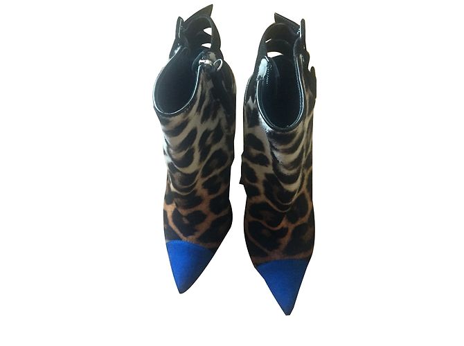 Stivaletti Giuseppe Zanotti Ester Leopardati Stampa leopardo - vista 2