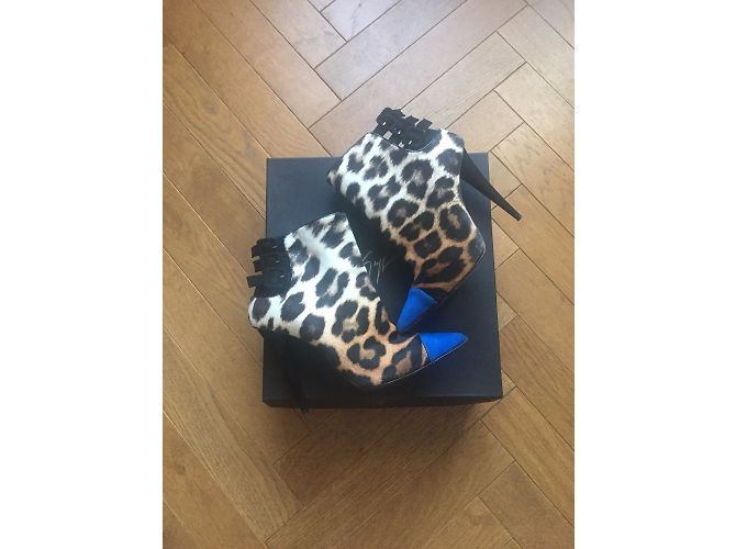 Stivaletti Giuseppe Zanotti Ester Leopardati Stampa leopardo - vista 3