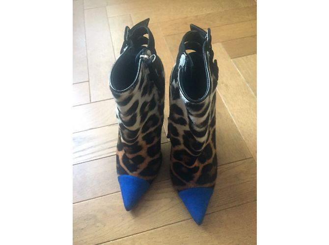 Stivaletti Giuseppe Zanotti Ester Leopardati Stampa leopardo - vista 4