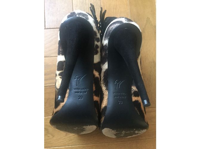 Stivaletti Giuseppe Zanotti Ester Leopardati Stampa leopardo - vista 6
