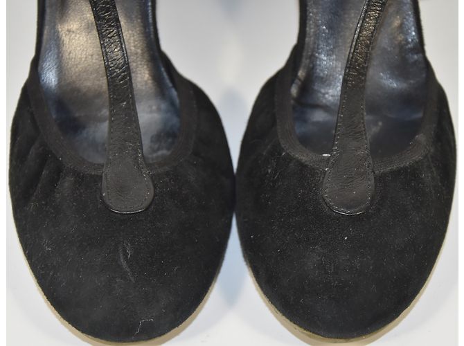 Décolleté Georges Rech Salome Nubuck Nero 38 - vista 4