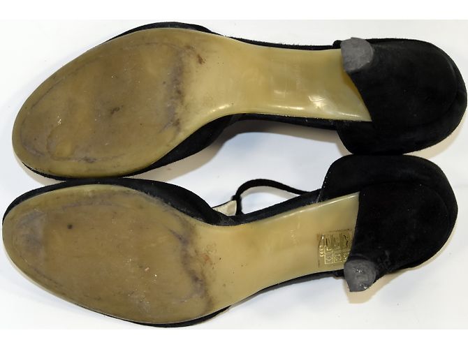 Décolleté Georges Rech Salome Nubuck Nero 38 - vista 7