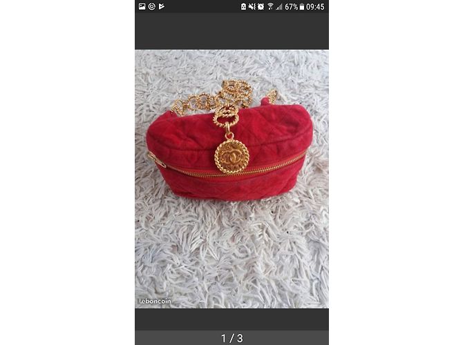 Chanel Bolsos de embrague Roja - vista 3