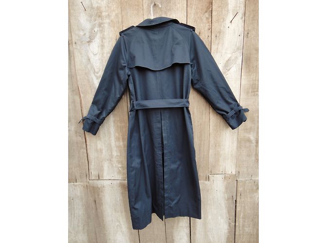 Trench Burberry Blu Navy - vista 9