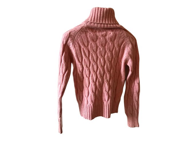 Autre Marque Namani Rollkragenpullover rosa aus Kaschmir Pink - Ansicht 2