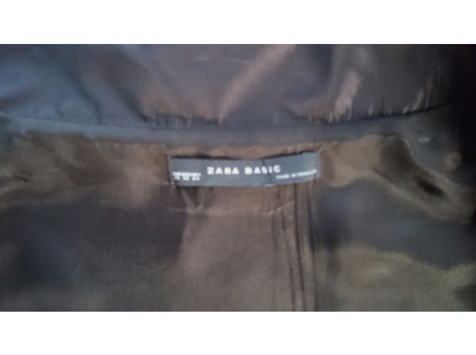 Zara Trägerloses Partykleid Drapiert Pflaume Metallic Metallisch - Ansicht 8