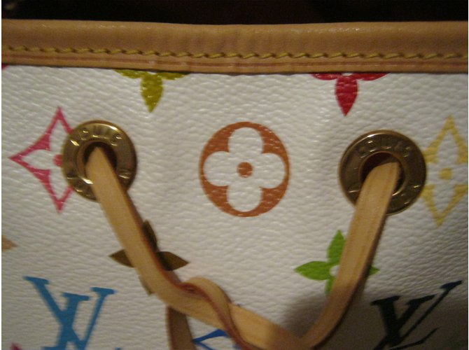 Louis Vuitton Noe Multicolor Blanc Multicolore - vista 8