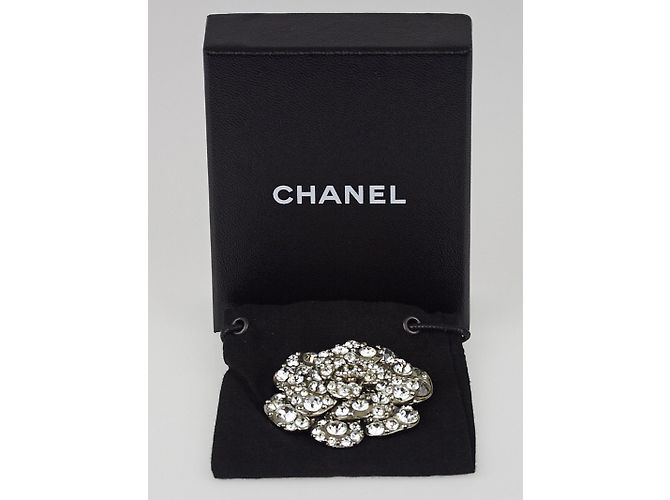Chanel Camelia Brosche und Silber - Ansicht 6
