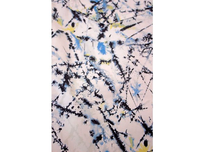 Autre Marque Vaqueros Edun Blancos de Algodón con Estampado Jackson Pollock Talla 27 Multicolor Crudo - vista 7