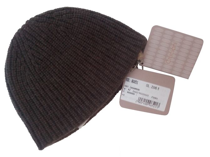 Cruciani 100% Cashmere-Cap Braun - Ansicht 2