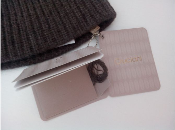 Cruciani 100% Cashmere-Cap Braun - Ansicht 5
