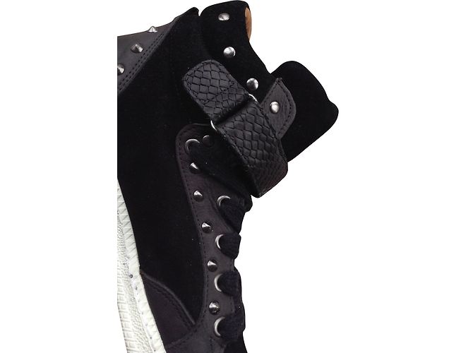 Sneaker alte in pelle nera Comptoir Des Cotonniers Nero - vista 2
