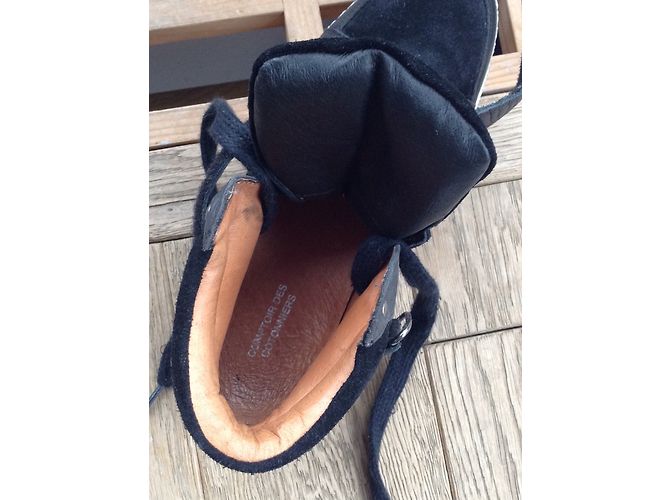 Sneaker alte in pelle nera Comptoir Des Cotonniers Nero - vista 5
