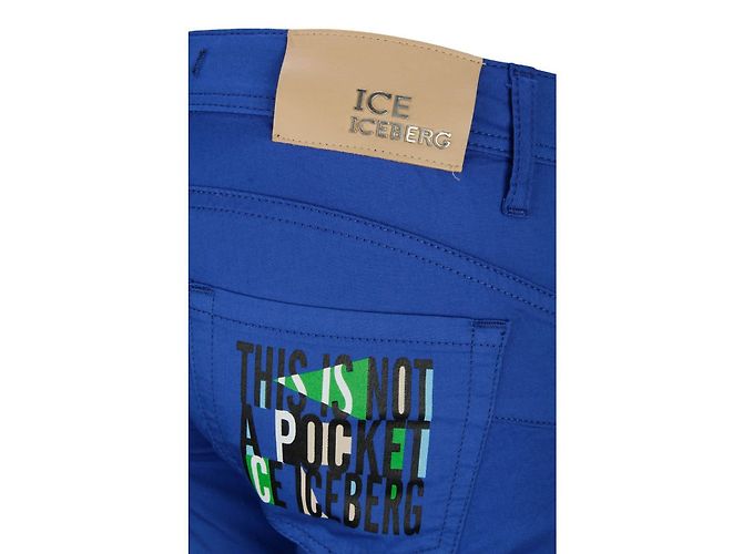 Jeans Iceberg in cotone blu Taglia 26 - vista 4