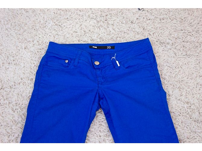 Jeans Iceberg in cotone blu Taglia 26 - vista 6