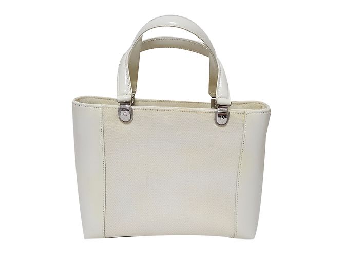 Bolsa Dior em tecido creme Cru - vista 2