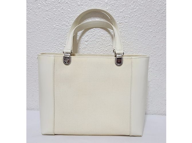 Bolsa Dior em tecido creme Cru - vista 3