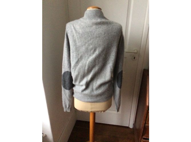 Agnès b. Pull en cachemire gris - vue 5