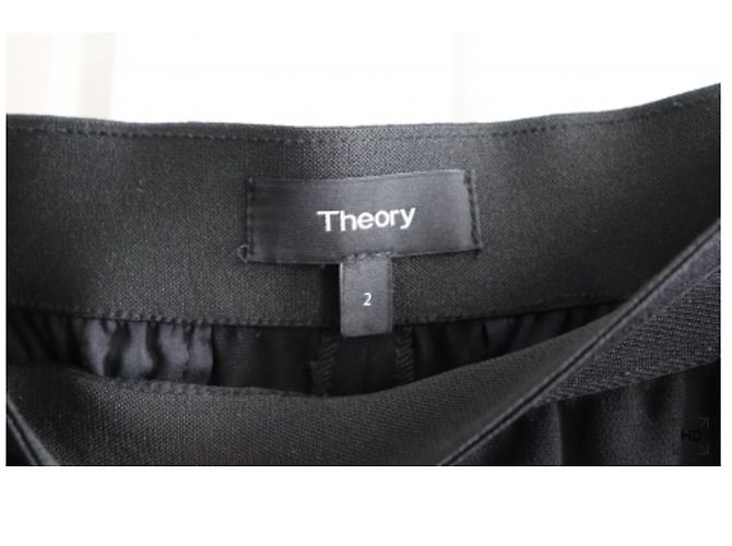 NEUE Theory Black Carrot Pants Schwarz - Ansicht 4