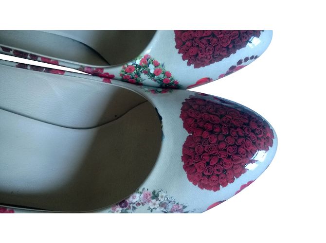 Autre Marque Lackleder Pumps mehrfarbig Gr 37FR Mehrfarben - Ansicht 2