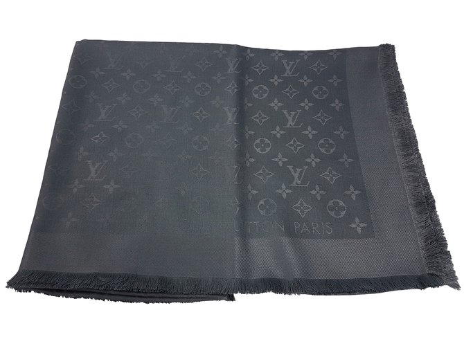 Monogramma Antracite scialle Louis Vuitton - vista 2