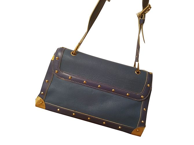 Borsa a mano Louis Vuitton Juiliana Blu in Pelle - vista 2