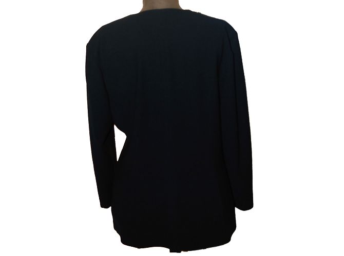 Weill Bestickte Crossover Jacke Schwarz - Ansicht 2