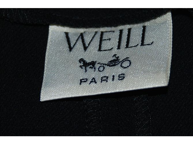 Weill Bestickte Crossover Jacke Schwarz - Ansicht 6