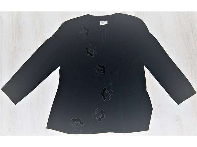 Weill Bestickte Crossover Jacke Schwarz - Ansicht 7