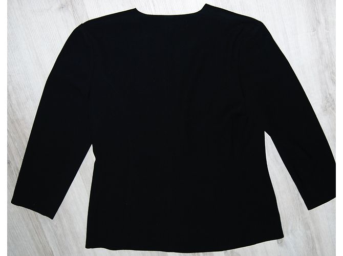 Weill Bestickte Crossover Jacke Schwarz - Ansicht 8