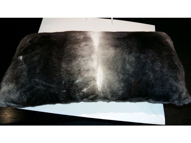 Autre Marque Coussin en orylag gris - vue 3