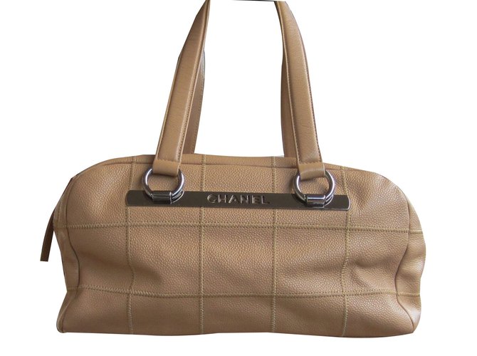 Chanel Bowling-Tasche Beige - Ansicht 2