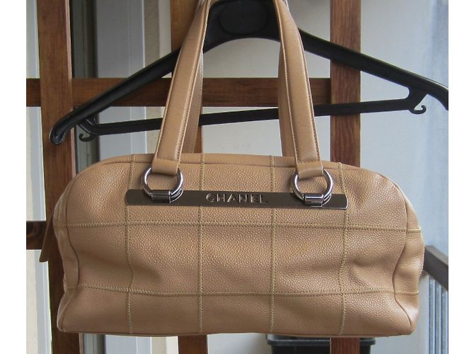 Chanel Bowling-Tasche Beige - Ansicht 4